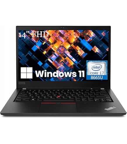 Amazon.com: Lenovo ThinkPad T490s Laptop, Intel Core i7-8665U