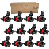 IR40T Calculator Ink Roller IR-40T Black and Red Calculator Ribbon, 12 Pack | Compatible for Sharp EL-1801V, EL-1750V, Casio HR-100tm HR-170RC, Canon P23-dhv, P170-dh, CP13