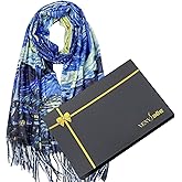 Van Gogh Scarves Art Scarf for Women Best Gift Reversible Soft Shawl Wrap Pashmina in Gift Box