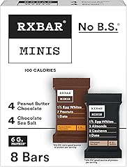 RXBAR Minis Protein Bars, Protein Snack, Snack Bars, Variety Pack, 7.3oz Box (8 Count)