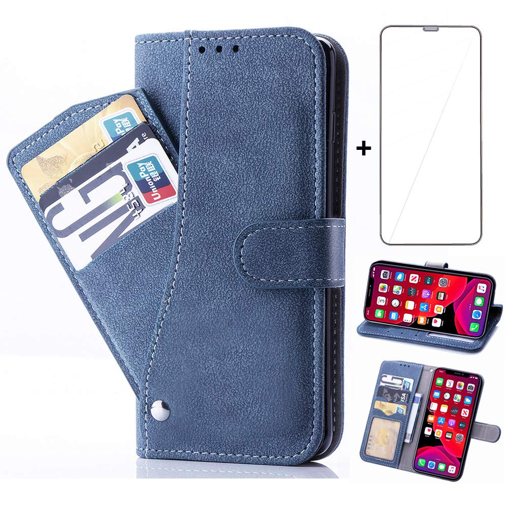 Asuwish Iphone 11 Pro Max Wallet Case Leather Phone Cases And Screen Protector Tempered Glass With Card Holder Slot Stand Kickstand Shockproof Flip Protective Cover For Apple Iphone11pro Max Black Electronics Photo