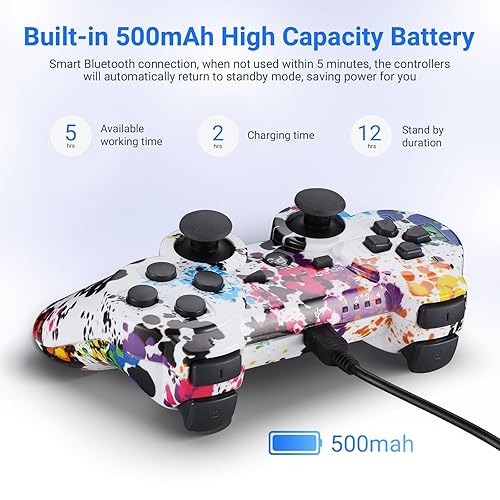 PS-3 Controller, Pack Wireless Controller for PS3 for Sony