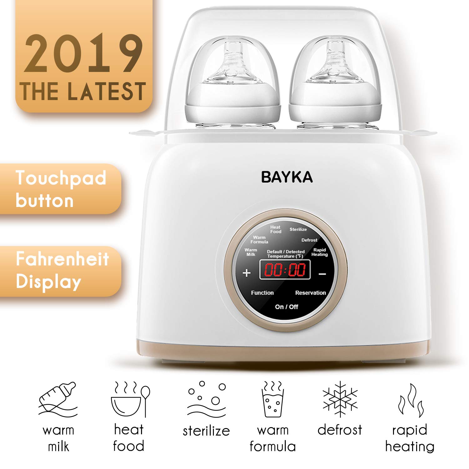  Bottle Warmer Sterilizer Bayka 6 In 1 Baby