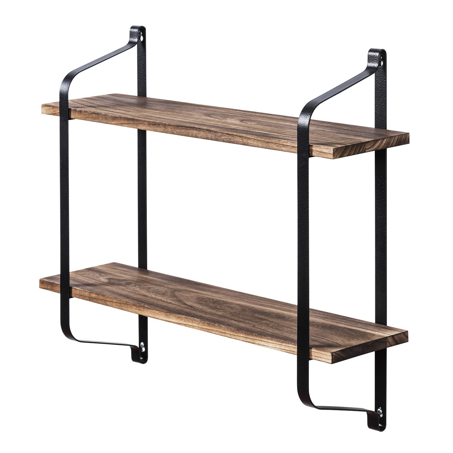 LoveKANKEI Rustic Floating Shelves Wall Mounted Industrial Wall
