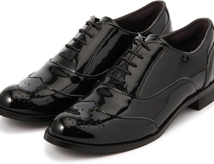 Amazon ビューティ ユース ユナイテッドアローズ By メダリオンレースアップシューズ 0940 Black 09 35h レースアップ