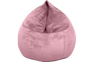Dojo Teardrop Bean Bag Chair (Filled) - Plush Ultra Soft Giant Bean Bag for Adults, Teens - Double Stitched, Easy to Clean (V