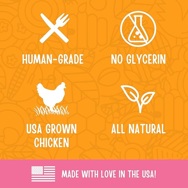 FULL MOON CHICKEN JERKY HEALTHY ALL NATURAL DOG TREATS HUMAN GRADE FOR HIP AND JOINT 12 OZ