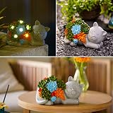 Goodeco Solar Garden Cat Statue 23cm Waterproof Resin with 6 LED Lights view 7
