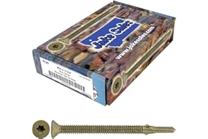 JAKE SALES 14x3-1/4 Reamer Tek Torx/Star Head Self-Drilling Wood to Metal Screws - for Flatbeds, Trailers - T-30 Torx Screw Head 5 POUNDS - 150 Screws