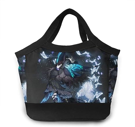 Amazon Demon少女 蝶 ランチバッグ お弁当袋 絶縁バッグ 保冷保温 防水 大容量 多機能 ハンドバッグ ランチバッグ ランチ巾着 ランチベルト オンライン通販