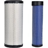 59800-26110 3A111-19130 Air Filter Kit Compatible with Kubota Skid Steer | SSV75C SSV65C SSV75 SSV65 SVL75C SVL75-2 Excavator KX080-4 KX080-3 Tractor L4740 L5040 L5240 L5740