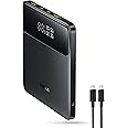 Baseus Power Bank, 20000mAh 100W PD Fast Charging Portable Charger with Digital Display, USB-C Cable, Blade Laptop Battery Bank for MacBook, iPad, iPhone Series, Samsung Series, Steam Deck