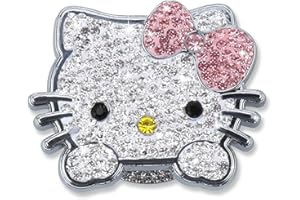 PANGPAI Bling Car Push to Start Button Cover Accessories, Cute Car Accessories for Women, Crystal Rhinestone Car Engine Start Stop Button Cover, Pink Car Decal for Women, Girly Car Decoration Interior Sticker