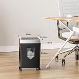 Bonsaii 15-Sheet Cross Cut Shredder C169-B 60dB 18L Jam Proof Office view 7
