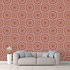 Wall Mural Beautiful Pattern Colorful Texture Removable Self-Adhesive Large Wallpaper - 66x96 inches