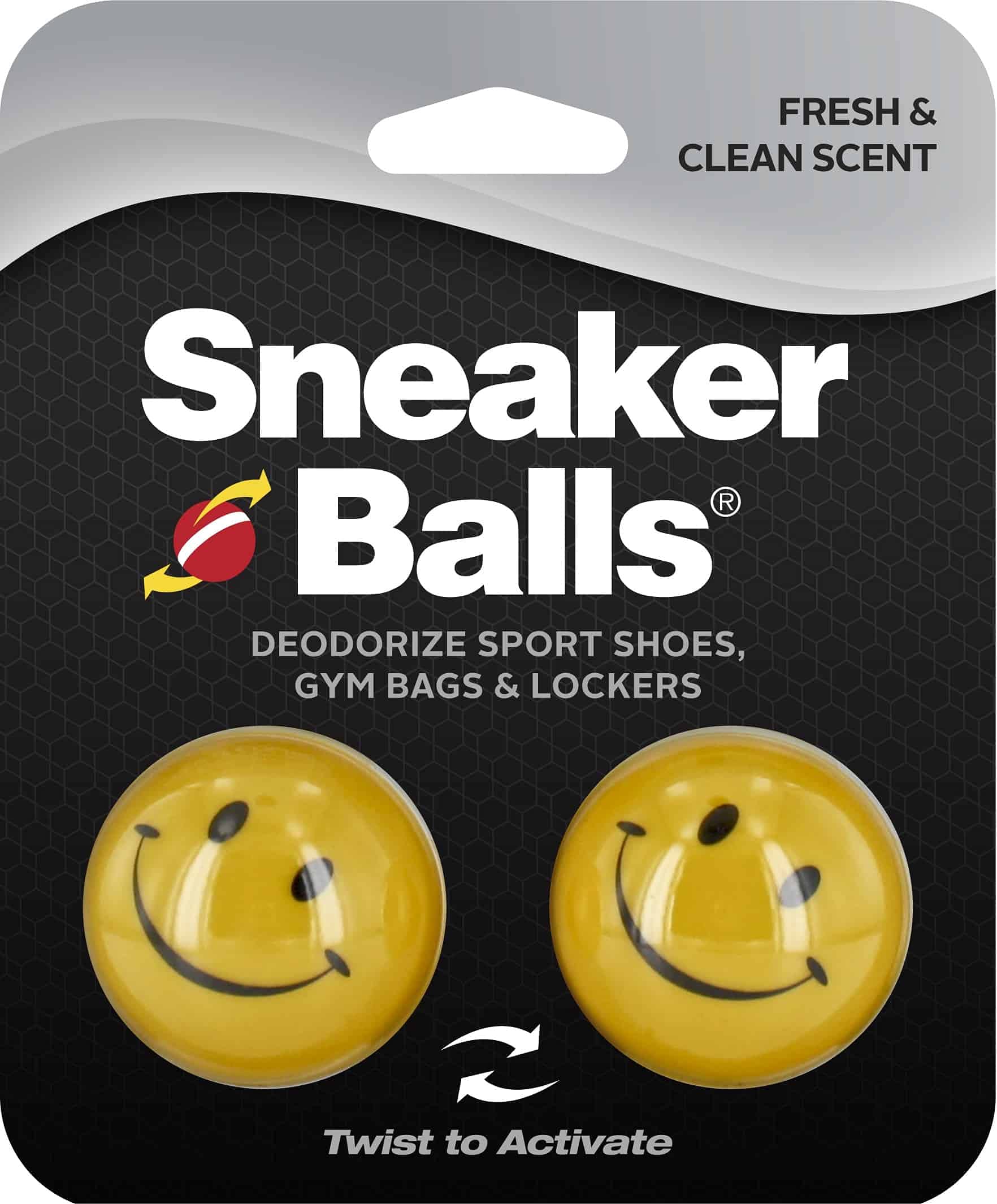 Sof Sole Sneakerballs Happy Face Deo Balls