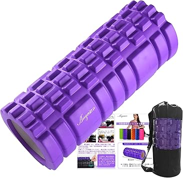 Amazon Anyasun フォームローラー 筋膜リリース グリッドフォームローラー ヨガポール トレーニング スポーツ フィットネス ストレッチ器具 Anyasun スポーツ アウトドア