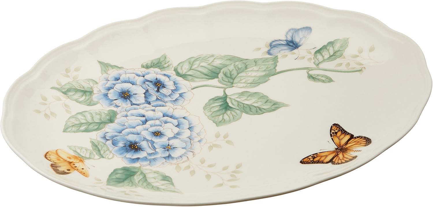 Lenox Butterfly Meadow 16-Inch Platter, White - 6084289