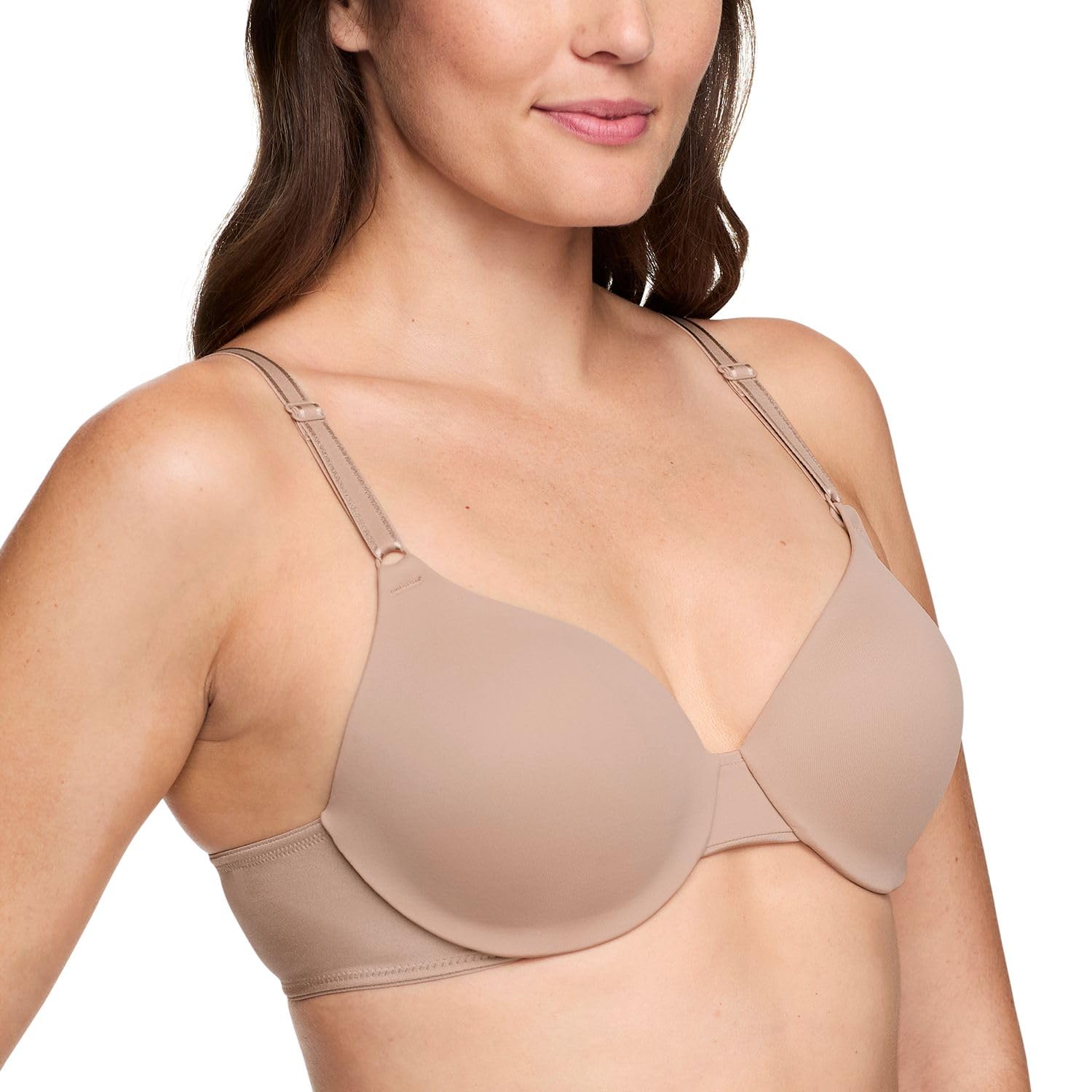 Photo 1 of Warner's Women's Cushioned Underwire Lightly Lined T-Shirt Bra 1593, Toasted Almond, 32DD