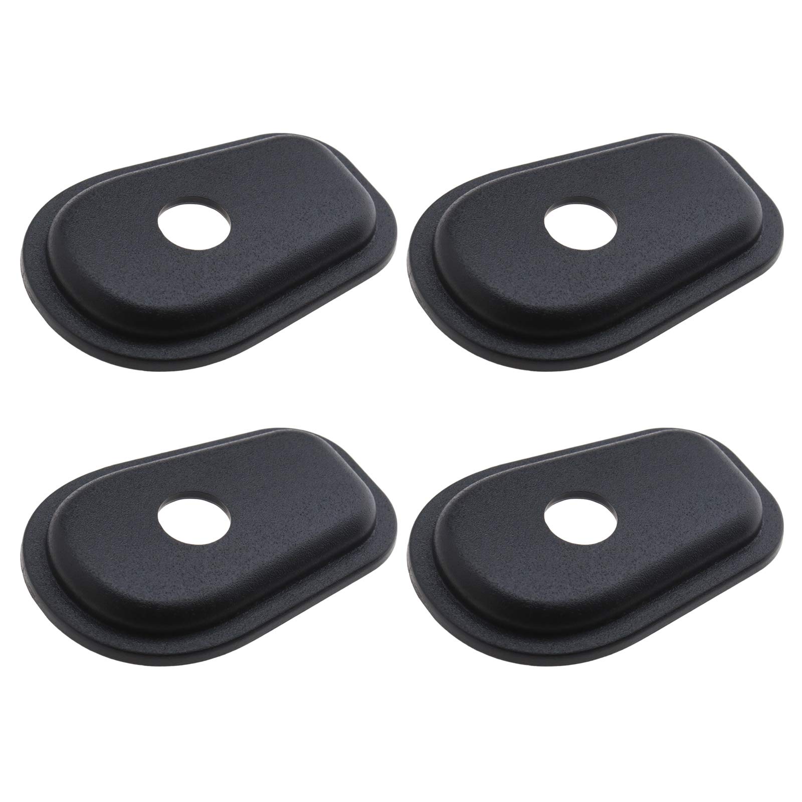 Create idea 4 Pcs Front Rear Motorcycle Turn Signal Indicator Adapter Spacers Black Compatible with Yamaha YZF-R6 YZF600 YZF1000 Thunderace FZ1000 FAZER FZ600 FAZER YZF-R1