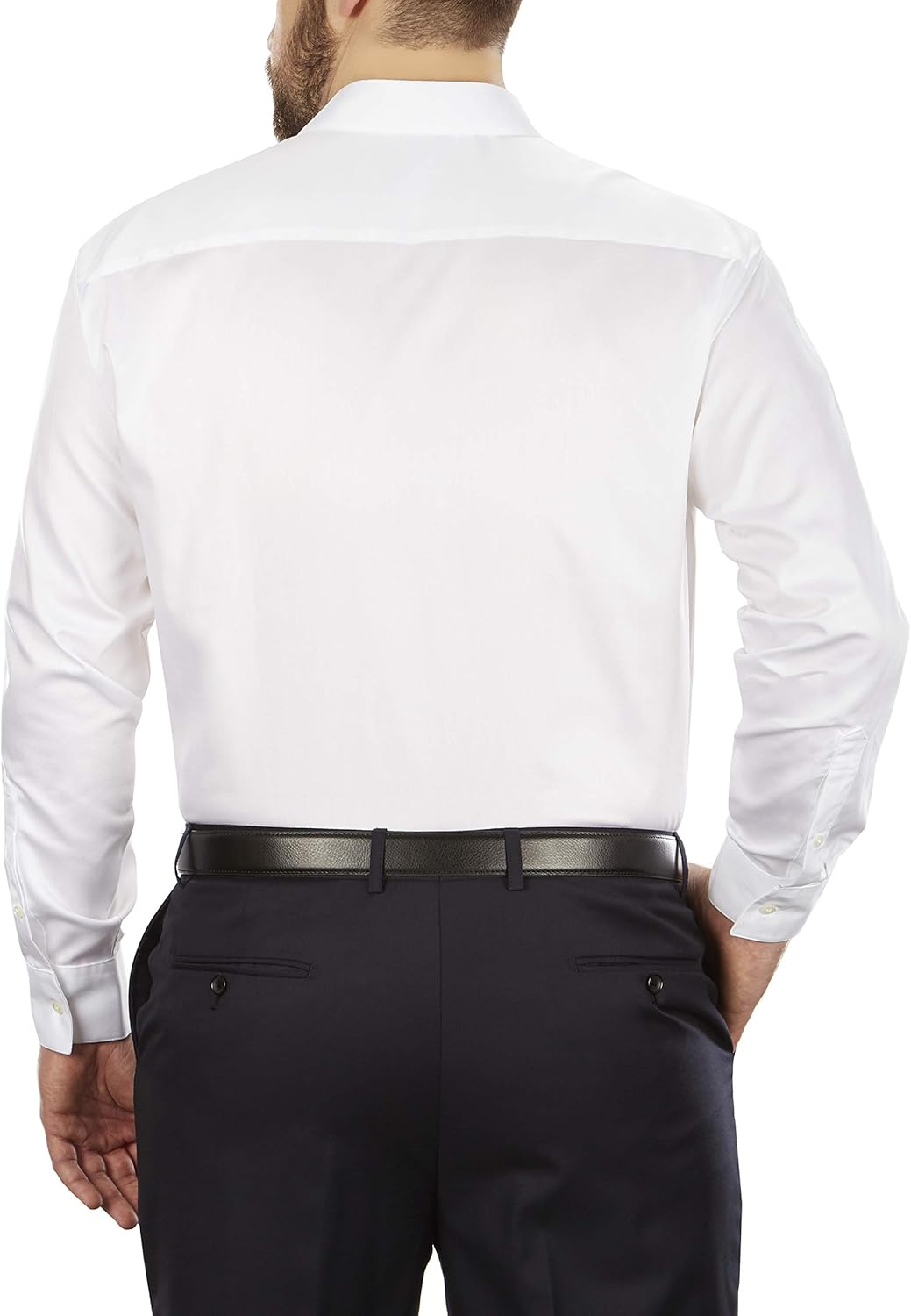 Geoffrey Beene Men's BIG FIT Dress Shirts Sateen Solid (Big and Tall) at  Men’s Clothing store