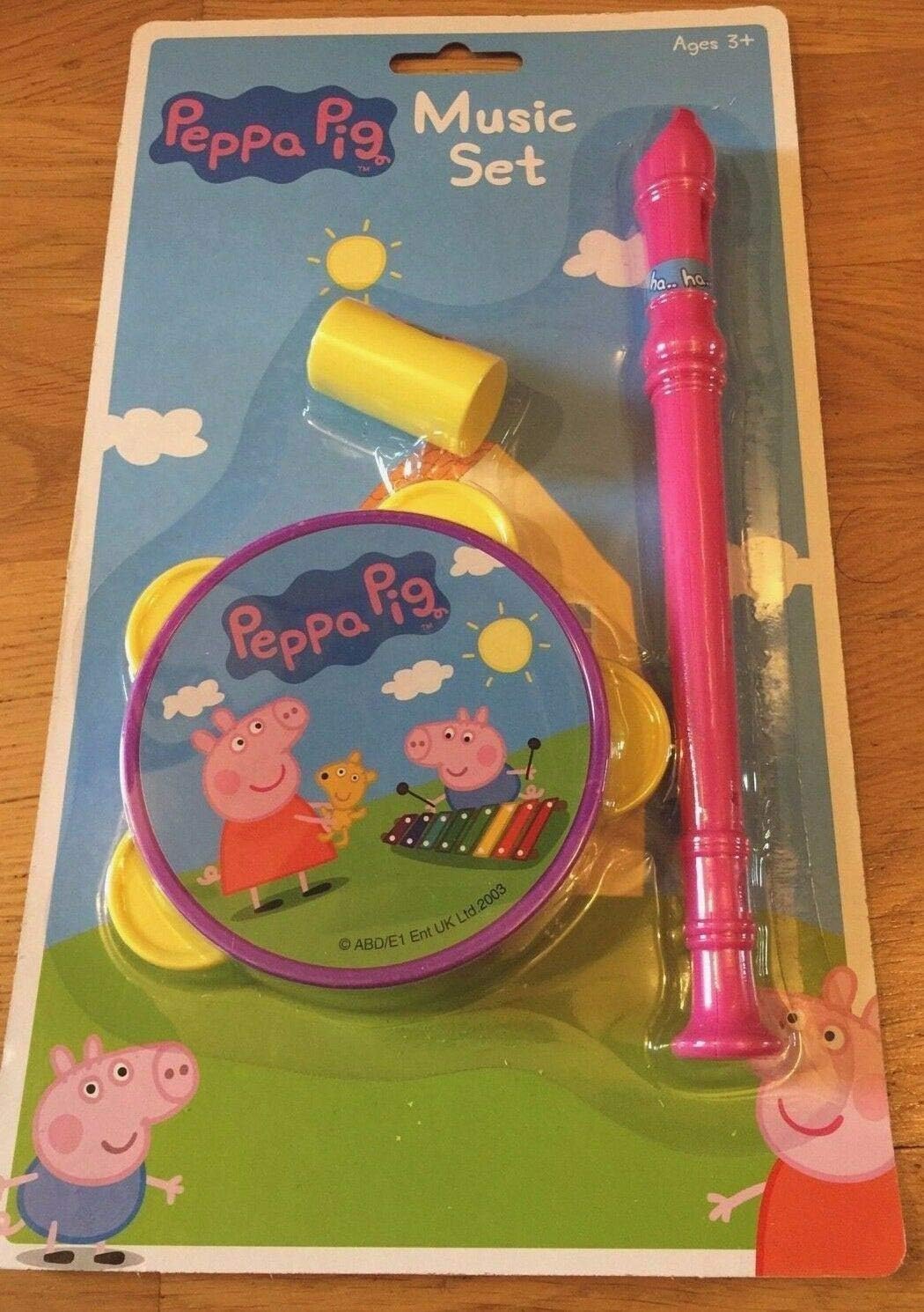 Peppa Pig Music Set with Whistle recorder and Drum set Toy Toys & Games TV & Movie Character Toys