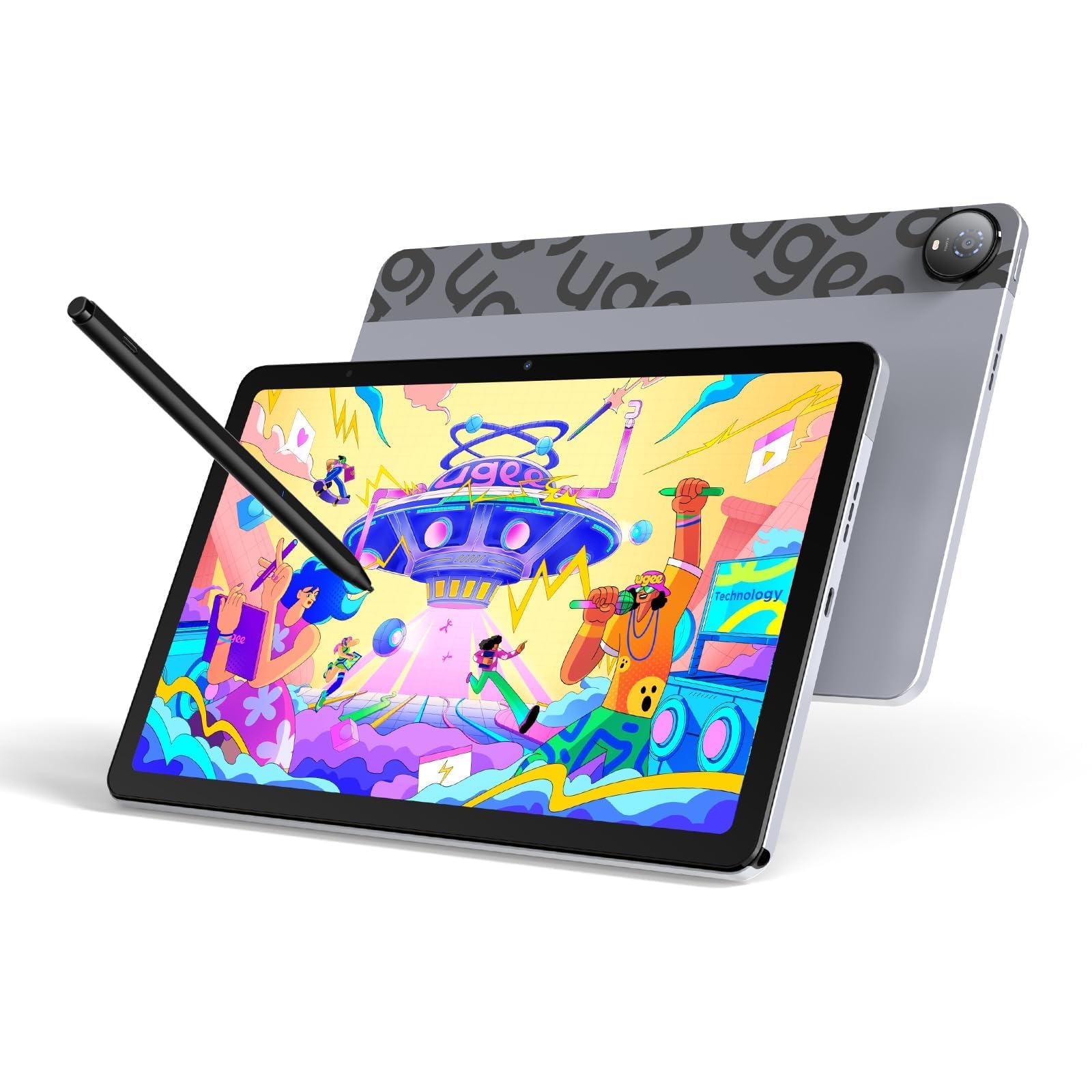 Photo 1 of UGEE Pad Drawing Tablet No Computer Needed,Android 14 tablet drawing Stand for 7000mAh+18W Battery,6GB+128GB Fun Drawing Pad 2K Ultra HD Large Screen with Full-Laminated Screen,Standalone Tablet 10.36