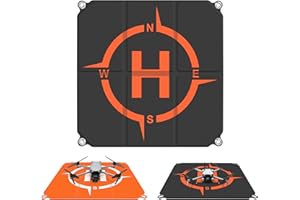 STARTRC PHOTO Drone Landing Pad Foldable (2x3 Fast-Fold),(22in/55cm) Double-Sided Waterproof Helipad for DJI Flip/Mini 4 Pro/AIR 3S/Neo/Mini 4k/Mini 3/Mini 2 se/Avata 2/Mavic Drone Accessories