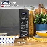 Russell Hobbs Touch Control Digital Solo Microwave 20L 800W Silver RHMT2005S view 5