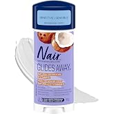 Nair Sensitive Formula Glide On Hair Removal Cream, 3.3 Oz | Sensitive Formula, Leg &amp; Underarms Hair Removal, Hands-Free Applicator, Dermatologist-Tested, Coconut Oil &amp; Vitamin E
