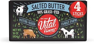 Vital Farms, Butter Salted Sea 4 Count, 16 Ounce