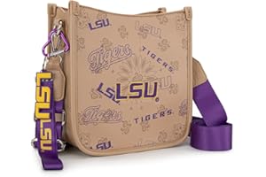 Montana West X NCAA Medium Crossbody Bag for Women Sport Purses Adjustable Strap Handbags with Zipper