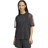 Adidas Womens All Szn Soft Lux Mesh Loose T-Shirt