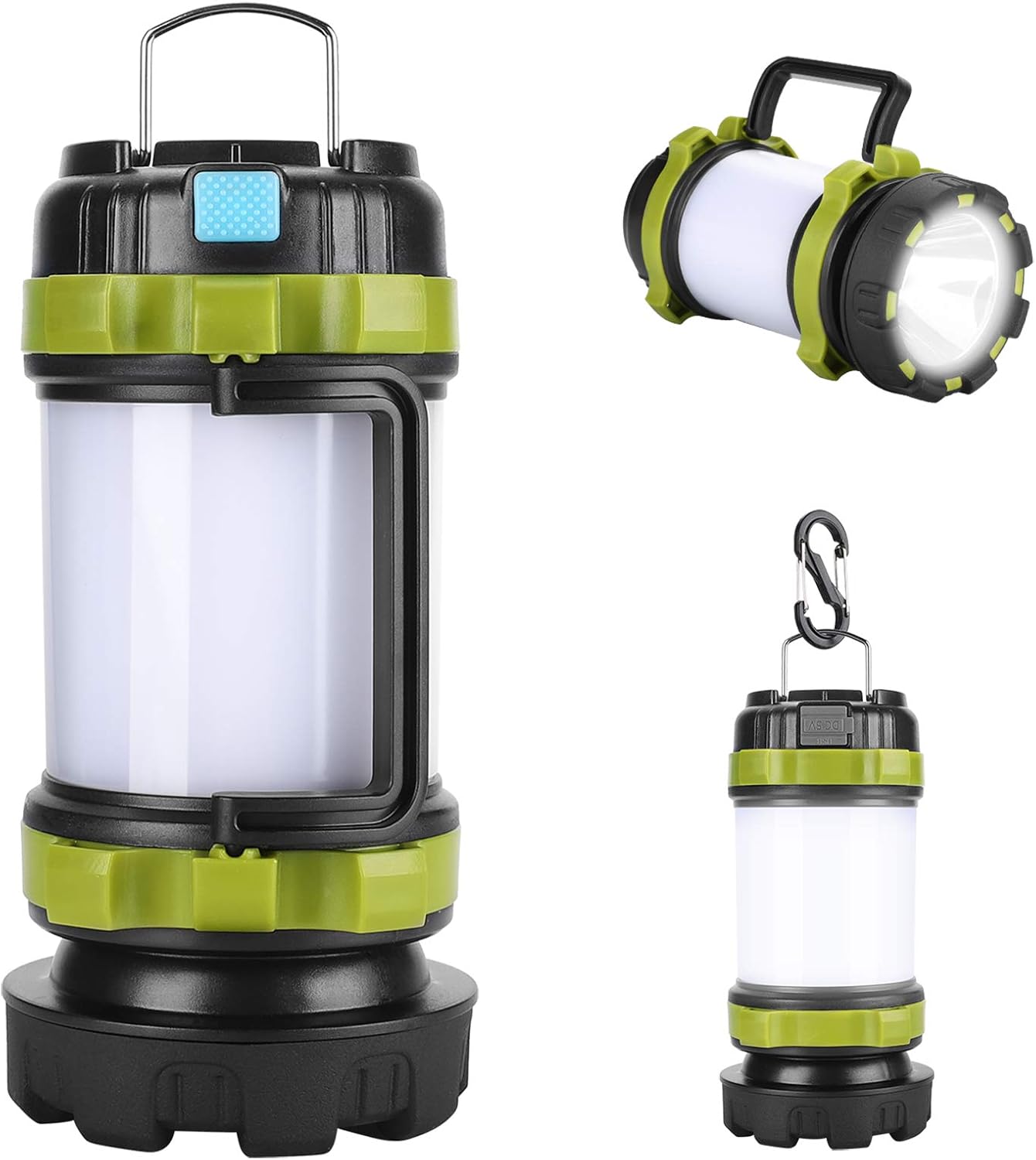 AlpsWolf Camping Lantern Rechargeable Camping Flashlight 4000mAh Power Bank,6 Modes, IPX4 Waterproof, Led Lantern Camping, Hiking, Outdoor Recreations, USB Charging Cable Included: Sports & Outdoors