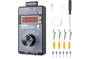 Koolertron 0/4-20mA DC 0-10V Signal Generator,2-IN-1Portable Mini Function Generator Built-in 1000mAh Rechargeable Battery,Analog Generator with 4-Digit LCD Display,Accuracy 0.01,for PLC/Panel Testing