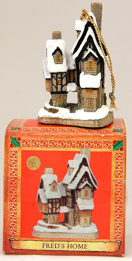 Amazon Com David Winter Cottages Christmas Ornament Fred S Home