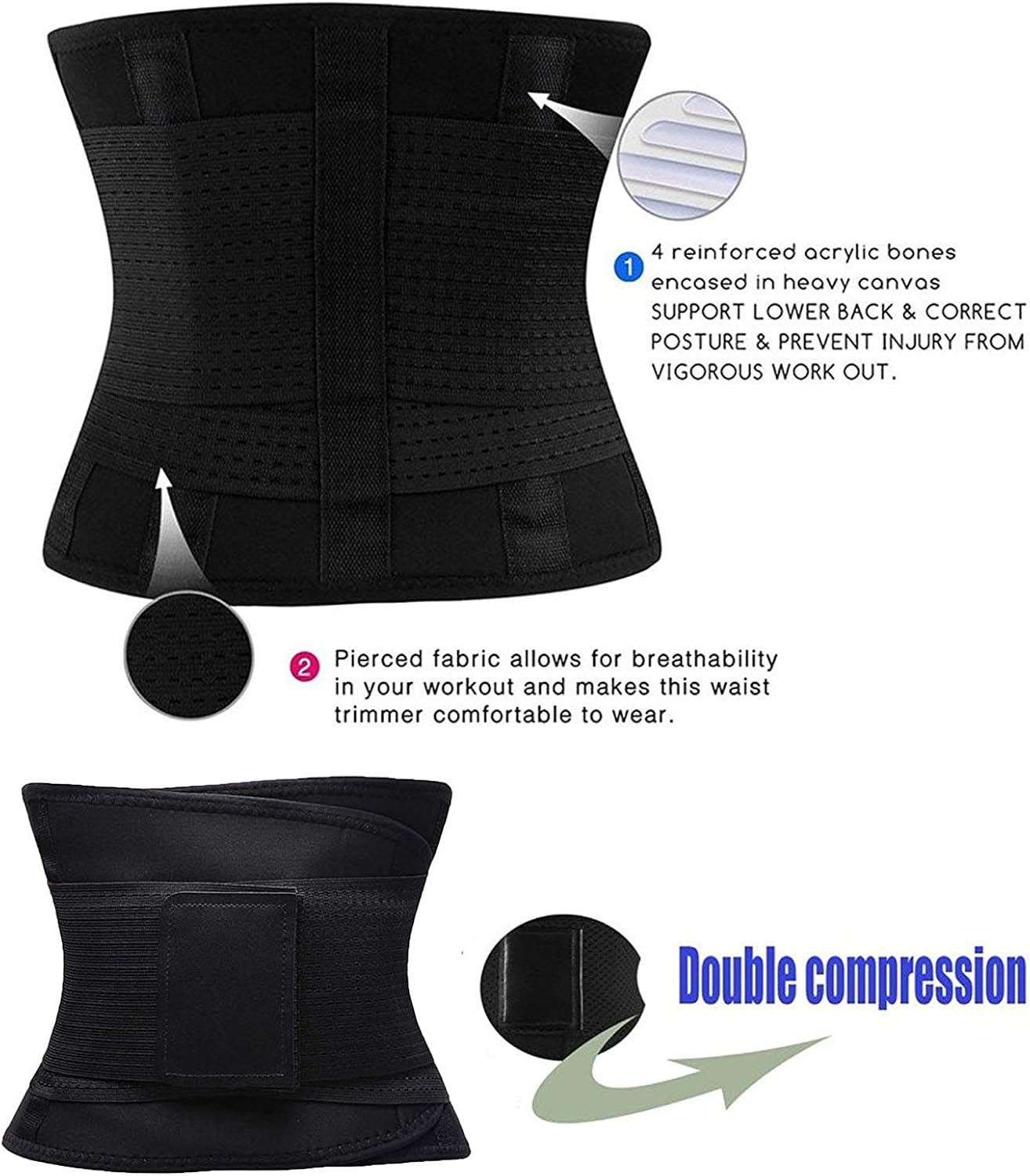 Waist Trainer Belt for Women - Waist Cincher Trimmer ...