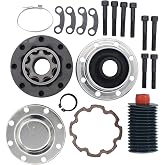 NewYall Driveshaft Propshaft CV Joint Repair kit for Jeep Wrangler 07-16 | Front Rear Drive Shaft Propeller Bolt Constant Velocity Joint Boot Lock Tie and Grease Set for 932-306