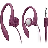 PHILIPS SHS3200PK Flexible Earhook Headphones, Pink