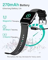 LLKBOHA Smartwatch Bluetooth Call 1.85" Fitness Watch 24 Sports IP68 view 7