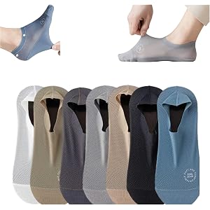 Ultra Thin Liner Non Slip No Show Socks, Invisible Breathable Anti-Slip Socks, Ultra Low Cut Non Slip Flat Boat Liner