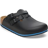 Birkenstock Kay Pro Unisex Slippers Leather Mules - Clogs - Certified according to Standard EN ISO 20347:2022 - Work Shoes for Medicine, Gastronomy and Service