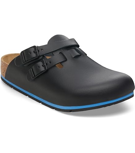 Amazon.com | Birkenstock Kay Super Grip Leather Black