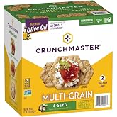 Crunchmasters Multi-Grain Crackers, 20 Oz (2, 10 Oz Packs) - Crunchmasters Crackers - Crunchmasters 5 Seed