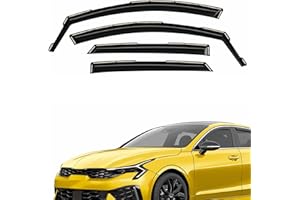 AEROGUYS Extra Durable Window Deflectors in-Channel Window Visors Rain Guards Fit for Kia K-5 2021-2026, Sun Visors, Wind Vent for Shades, Exterior Car Accessories - 4pcs. AG0803