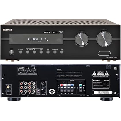 Sherwood RD-5405 350 Watt 5.1 Receiver with HDMI Switching and AM/FM Stereo (Black) (Discontinued by Manufacturer)
