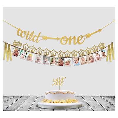 Decoración Para Tarta 1er Cumpleaños - Temática Océano Con Conchas Doradas, Incluye Palitos, Para Decorar Postres