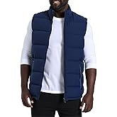 Mlgaril Men'S Winter Lightweight Puffer Vest Sleeveless Jacket Casual Puffy Vests