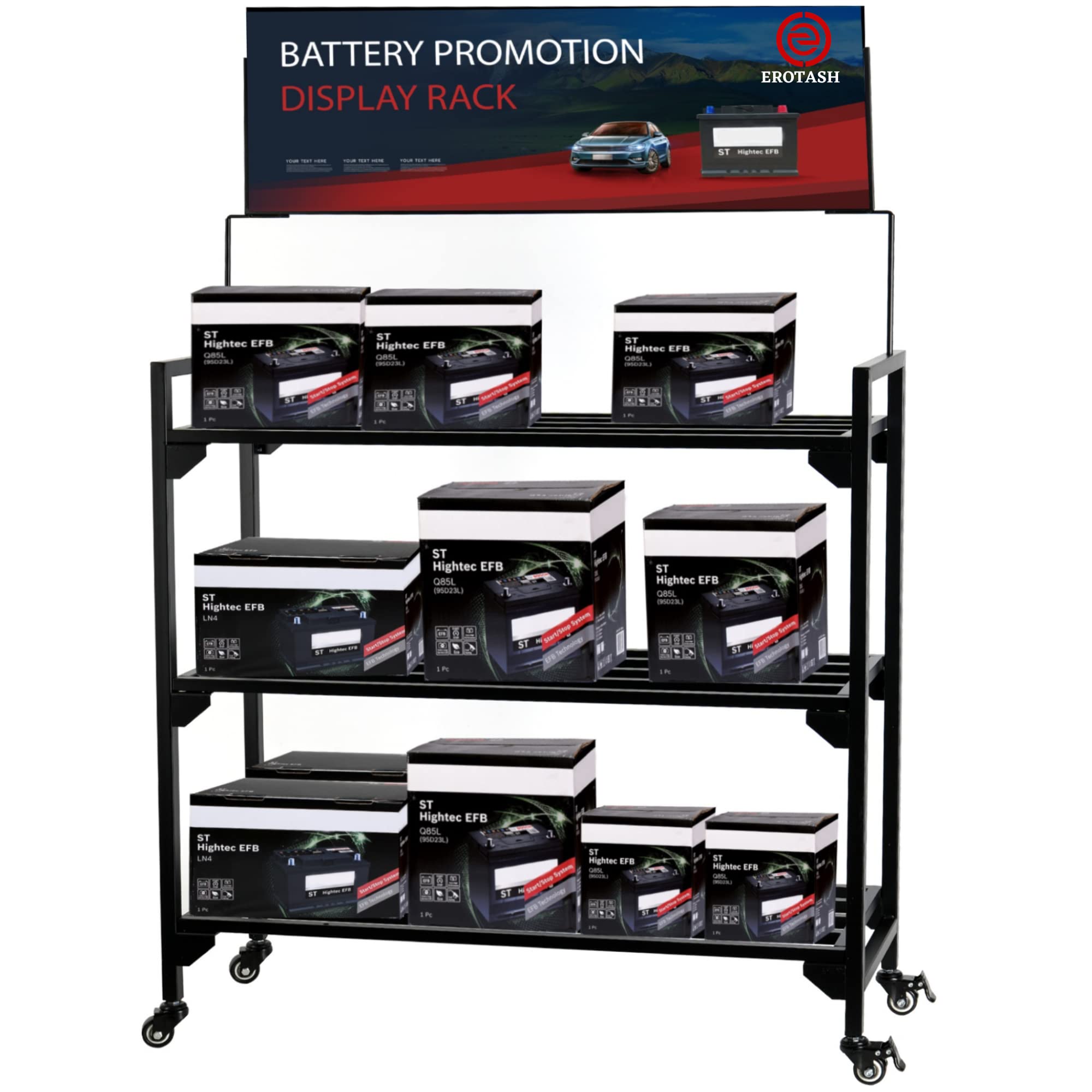 Mua Battery Rack, Car Battery Rack, Battery Display Rack, Rolling ...