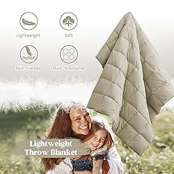 puredown® Soft Feather Down Throw Blanket